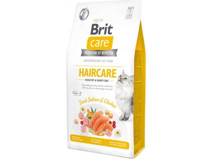 Brit Care 7,0kg cat Haircare Healthy & Shiny coat, Grain-Free