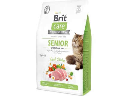 Brit Care 2,0kg cat Senior Weight Control Grain-Free