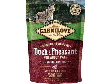 Carnilove Cat Grain Free Duck&Pheasant Adult Hairball Control 400g