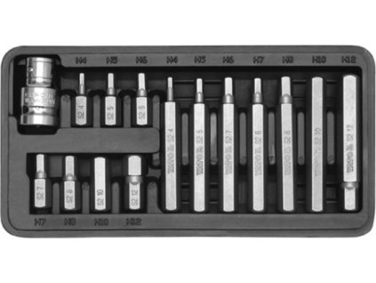 Sada bitů 15 ks imbus box