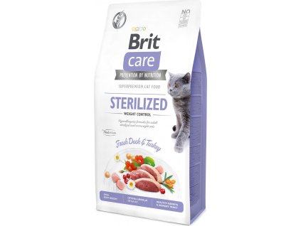 Brit Care 7,0kg cat Sterilized Weight Control,, Grain-Free