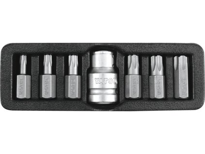 Sada bitů 7 ks TORX s otvorem