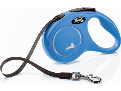 Flexi New Classic S pasek 5m/15kg modra