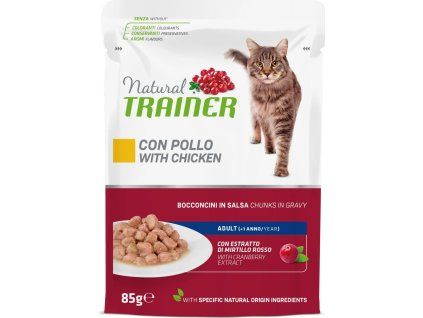 Kapsička Trainer Natural CAT AD.  kuře  85g