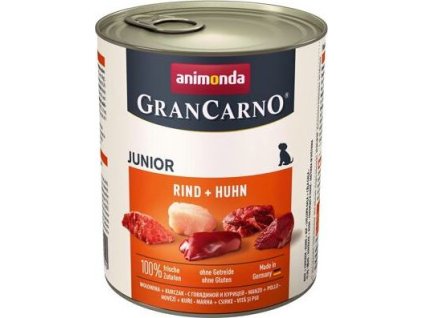 Konzerva Animonda Grand Carno Junior kuře+hovězí 800g