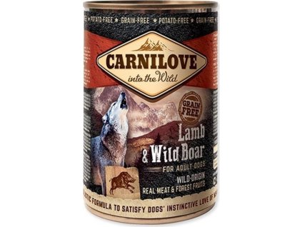 Konzerva Carnilove Wild Meat Lamb&Wild Boar 400g