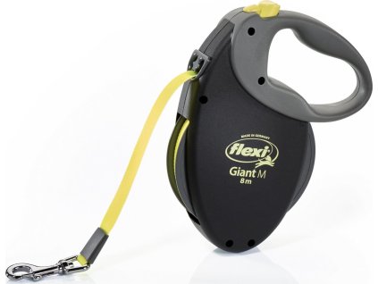 Flexi New Giant M páska 8m/25 kg černá/neon
