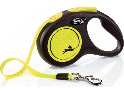 flexi New Neon S páska 5m/15kg žluté