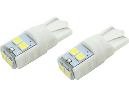 Žárovka 6LED 3030 12V T10 bílá 2ks
