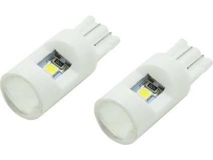 Žárovka 6LED 3030 12V T10 CERAMIC s rezistorem CAN-BUS ready bílá 2ks