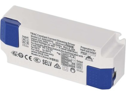 Triakově stmívatelný driver pro LED svítidla 700mA 28W