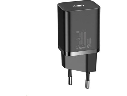 Baseus Travel Charger Super Si 1C Quick Charger PD 30W EU Black (CCSUP-J01)