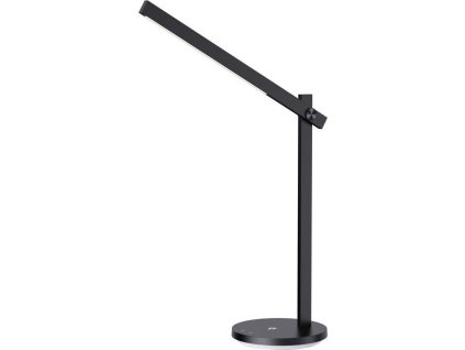 IMMAX LED stolní lampička BEAM/ Qi nabíjení/ 18W/ DC 12V/2A/ noční podsvícení/ stmívatelná/ sklápěcí rameno/ černá