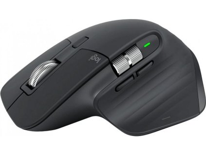 Logitech MX Master 3S/Kancelářská/Laserová/Pro praváky/8 000 DPI/USB+BT/Grafitová