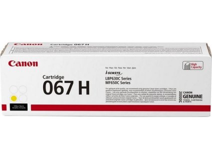 Canon originální toner 067H žlutá pro i-SENSYS MF657Cdw (2350 str.)