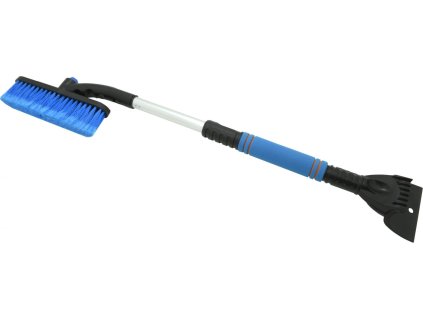 Škrabka s košťátkem BLUE teleskopická skládací 55 - 80cm
