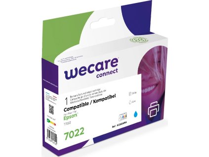 WECARE ARMOR ink kompatibilní s EPSON C13T70224010, modrá/cyan