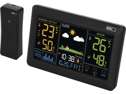 Domácí bezdrátová meteostanice E0387