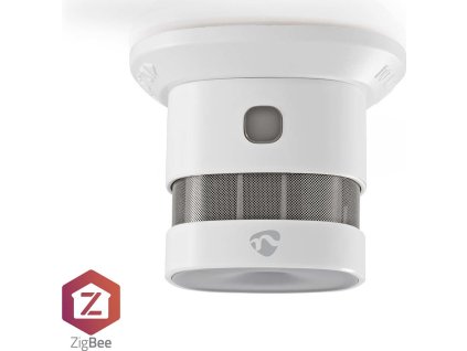SmartLife Detektor Kouře | Zigbee 3.0 | Napájení z baterie | Životnost snímače: 10 Rok | EN 14604 | Max. životnost baterie: 60 Měsíce | 85 dB | Bílá | 1 kusů