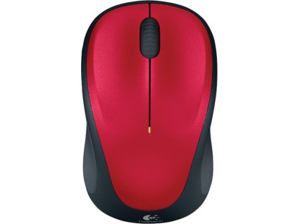 Logitech myš M235/ Bezdrátová/ Optická/ 1000dpi/ USB přijímač/ červená