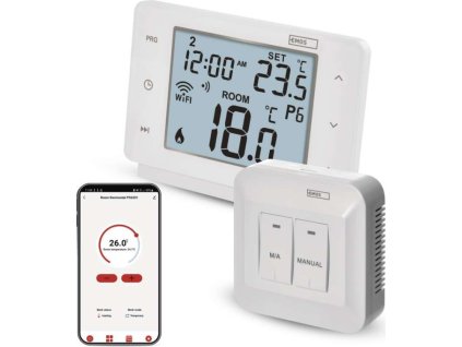 Pokojový programovatelný bezdrátový WiFi GoSmart termostat P56211