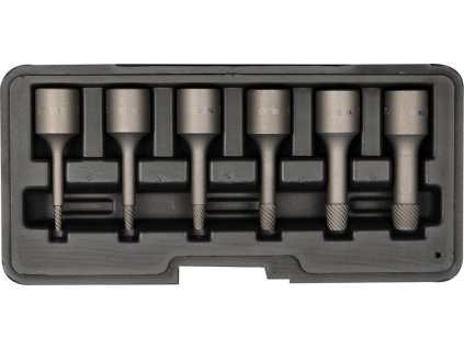 Souprava na demontáž závrtných šroubů 6 ks 3/8
