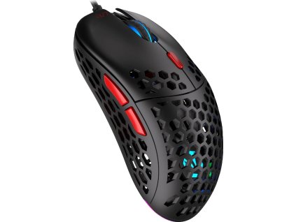 Endorfy LIX Plus/Herní/Optická/Pro praváky/19 000 DPI/Drátové USB-A/Černá