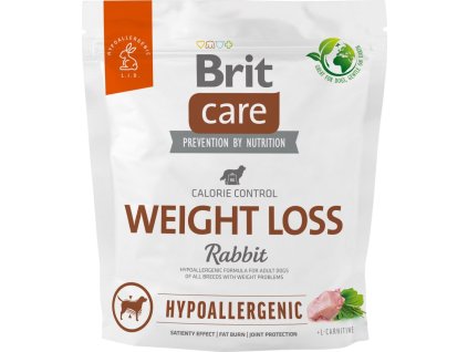 Brit Care Dog Hypoallergenic Weight Loss - rabbit and rice, 1kg