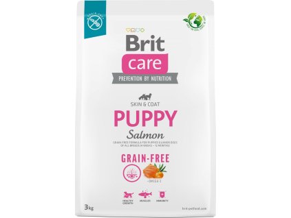 Brit Care Dog Grain-free Puppy - salmon and potato, 3kg