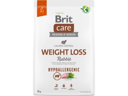 Brit Care Dog Hypoallergenic Weight Loss - rabbit and rice, 3kg