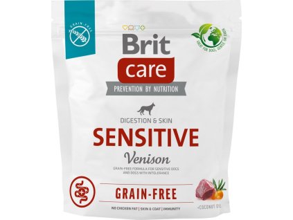 Brit Care Dog Grain-free Sensitive - venison and potato, 1kg