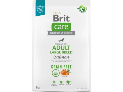 Brit Care Dog Grain-free Adult Large Breed - salmon and potato, 3kg