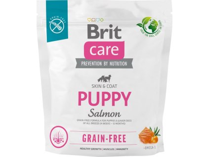 Brit Care Dog Grain-free Puppy - salmon and potato, 1kg
