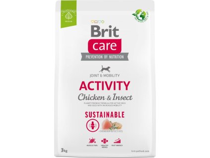 Brit Care Dog Sustainable Activity - chicken and insect, 3kg