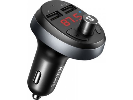 Mcdodo duální adaptér do auta a Bluetooth FM modulátor černá