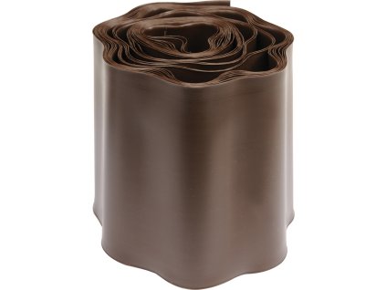 Plastový okraj trávníku v:150mm, d:9m hnědý