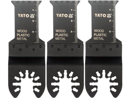 Pilový list na ponor. řezy BIM pro multifunkci, 28,5mm (dřevo, plast, kov), sada 3ks