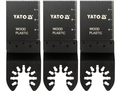 Pilový list na ponor. řezy HCS pro multifunkci, 34mm (dřevo, plast), sada 3ks