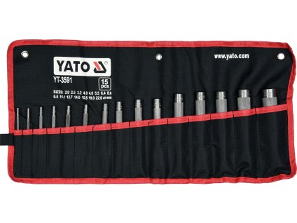 Sada průbojníků na kůži 15 ks