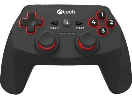 Gamepad C-TECH Khort pro PC/PS3/Android, 2x analog, X-input, vibrační, bezdrátový, USB