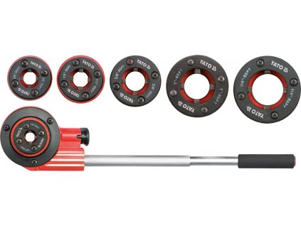 Sada závitníků na trubky 7 ks 9Cr2