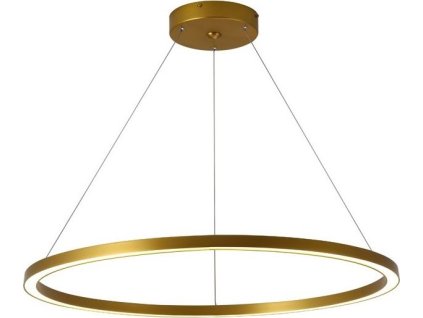 IMMAX NEO FINO SMART závěsné svítidlo 1 kruh, 80cm, 60W, zlaté, Zigbee 3.0, TUYA