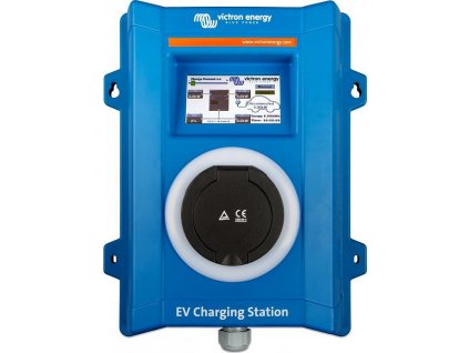 Victron EV nabíjecí stanice pro elektromobily, 22kW, 32A, 3f/1f, Type 2, LCD displej, bez kabelu