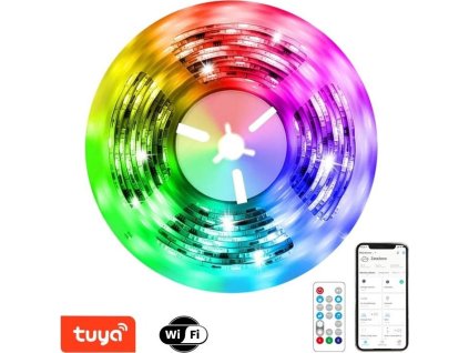 IMMAX NEO LITE SMART digitální LED pásek/ 18W/ Wi-Fi/ IP65/ RGB/ DO+Music/ 5m/ TUYA
