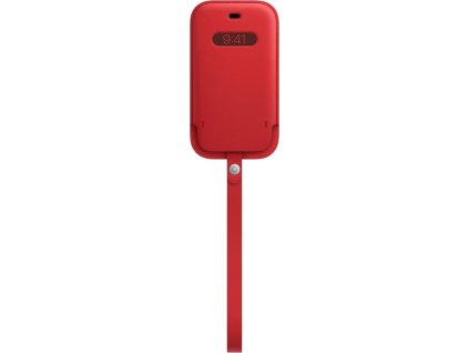 Apple iPhone 12 mini Leather Sleeve with MagSafe - (PRODUCT)RED