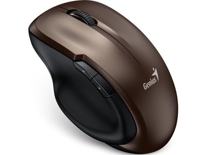GENIUS Ergo 8200S Chocolate/ 1200 dpi/ bezdrátová/ 5tlačítek/ tichá/ BlueEye senzor/ čokoládová