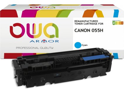 OWA Armor toner kompatibilní s Canon CRG-055H C, 5900st, modrá/cyan