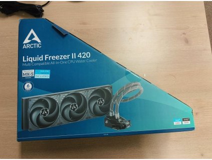 OPRAVENÉ - ARCTIC Liquid Freezer II 420 vodní chladič CPU / 420mm radiátor / 3x 140mm P14 PWM ventilátory