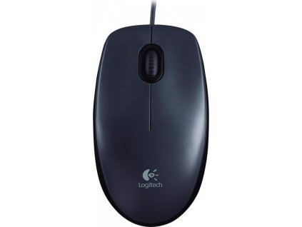 Logitech myš M90/ 3 tlačítka/ 1000dpi/ USB/ šedá