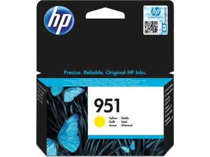 HP inkoustová kazeta 951 žlutá CN052AE originál